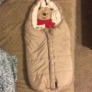 Footmuff stroller wrap